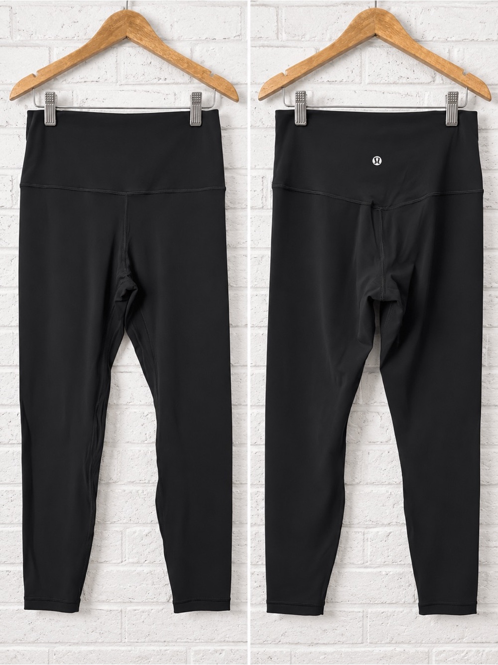 Lululemon Black Leggings Yoga Athleisure Size 8